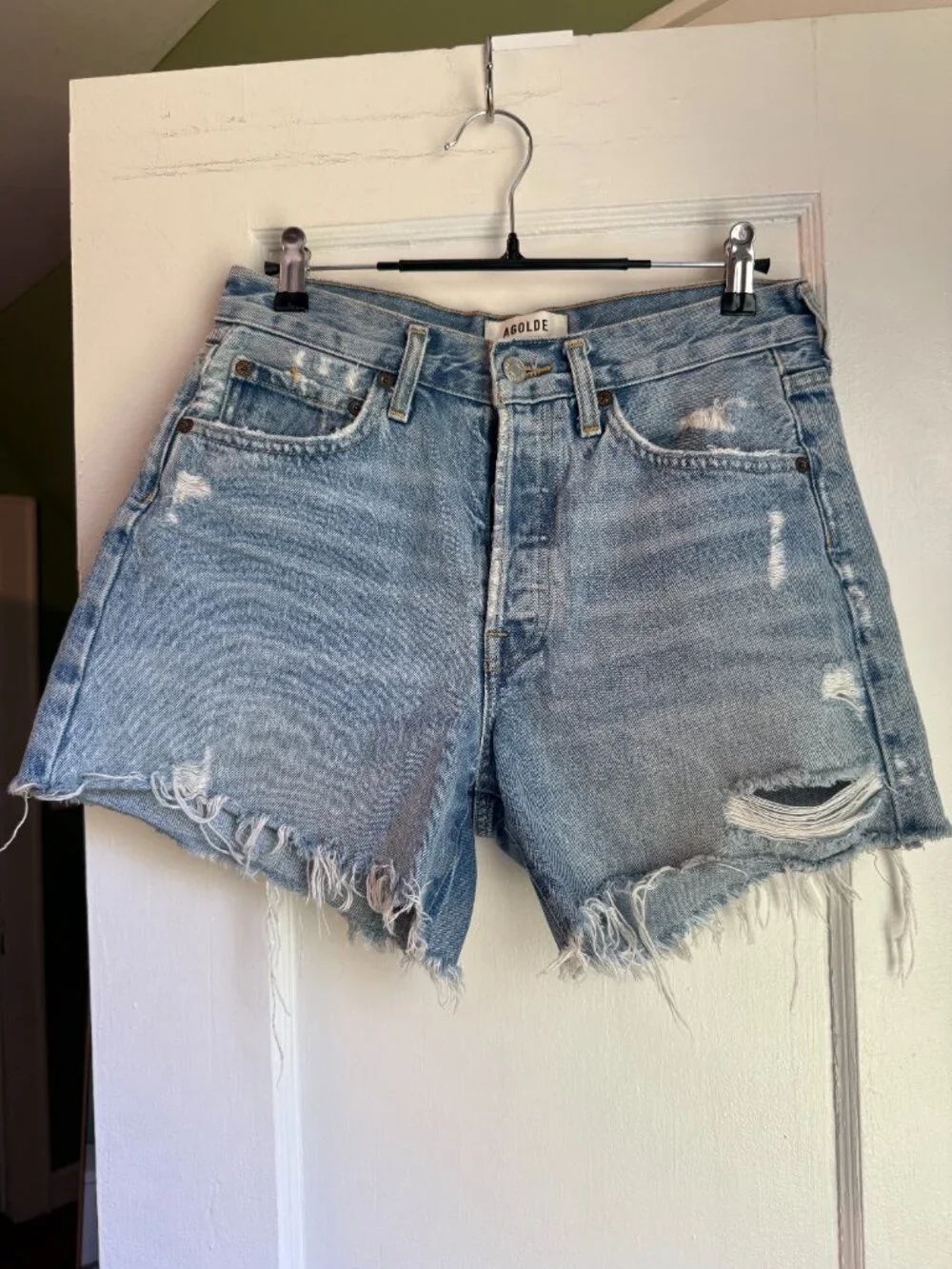 PRICE FIRM! Agolde Parker Long Shorts in 